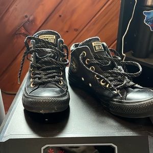 Black converse All Star shoes
